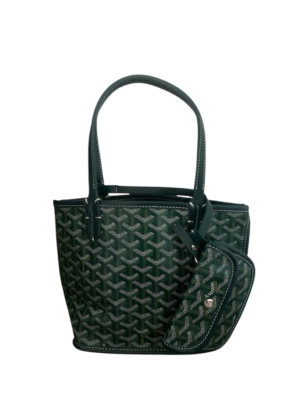 Mini Green Tote Bag